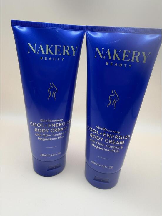 Nakery Beauty Other - (Set of 2) Nakery Beauty Cool + Energize Body Cream 200ml - Cryo-Chill Magnesium